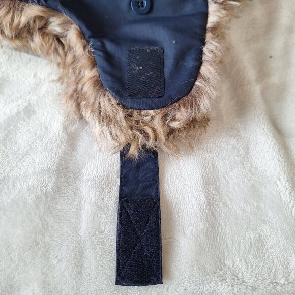 Gap Trapper Hat Cap size S/M‎ Kids Winter Wool Faux Fur Outdoor Ski Lined - Picture 5 of 9